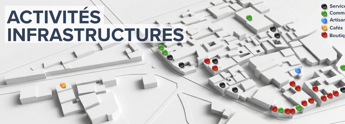 Carte des activités et infrastructures