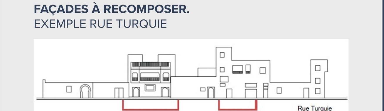 Façades à recomposer — Rue Turquie