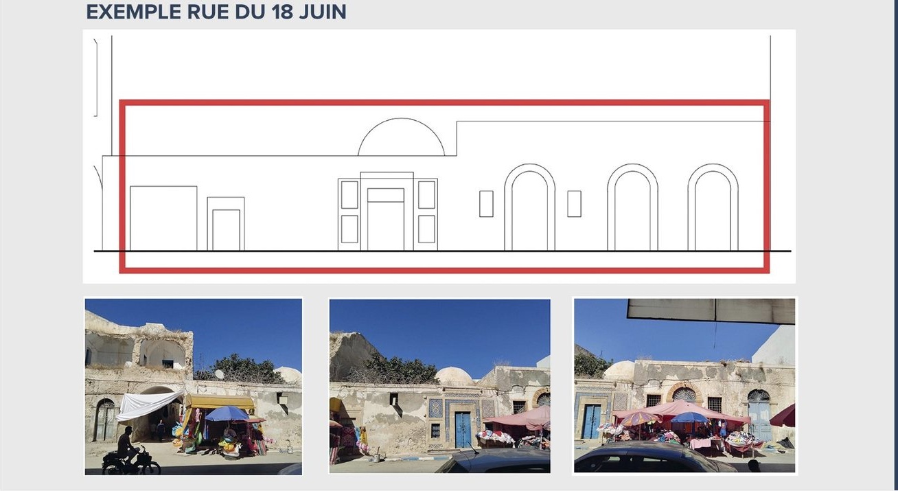 Relevé de façade — Rue du 18 Juin