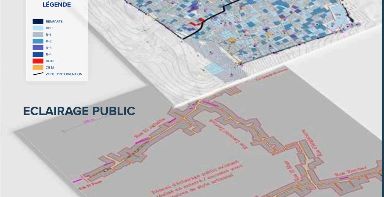 Éclairage public existant