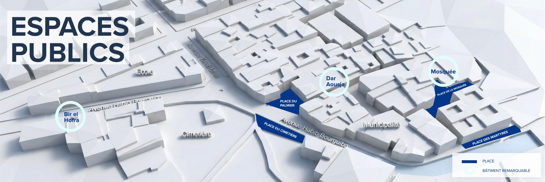 Panneau PRCA Aousja — Espaces publics