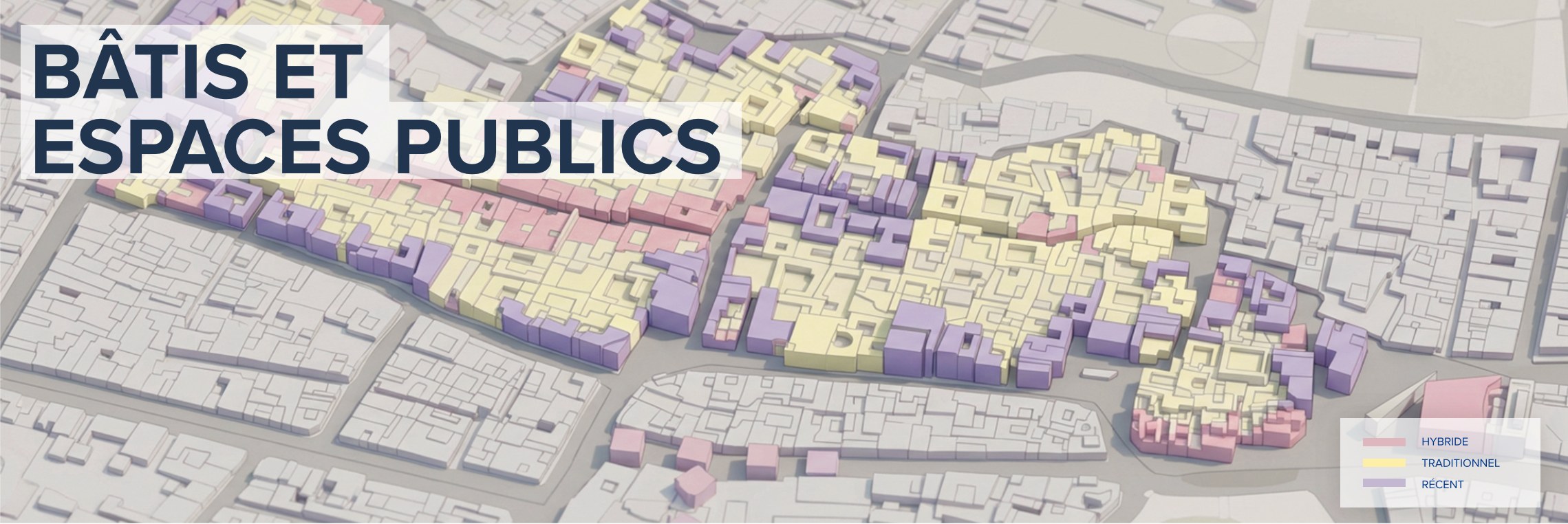 Panneau PRCA Kélibia — Bâtis et espaces publics